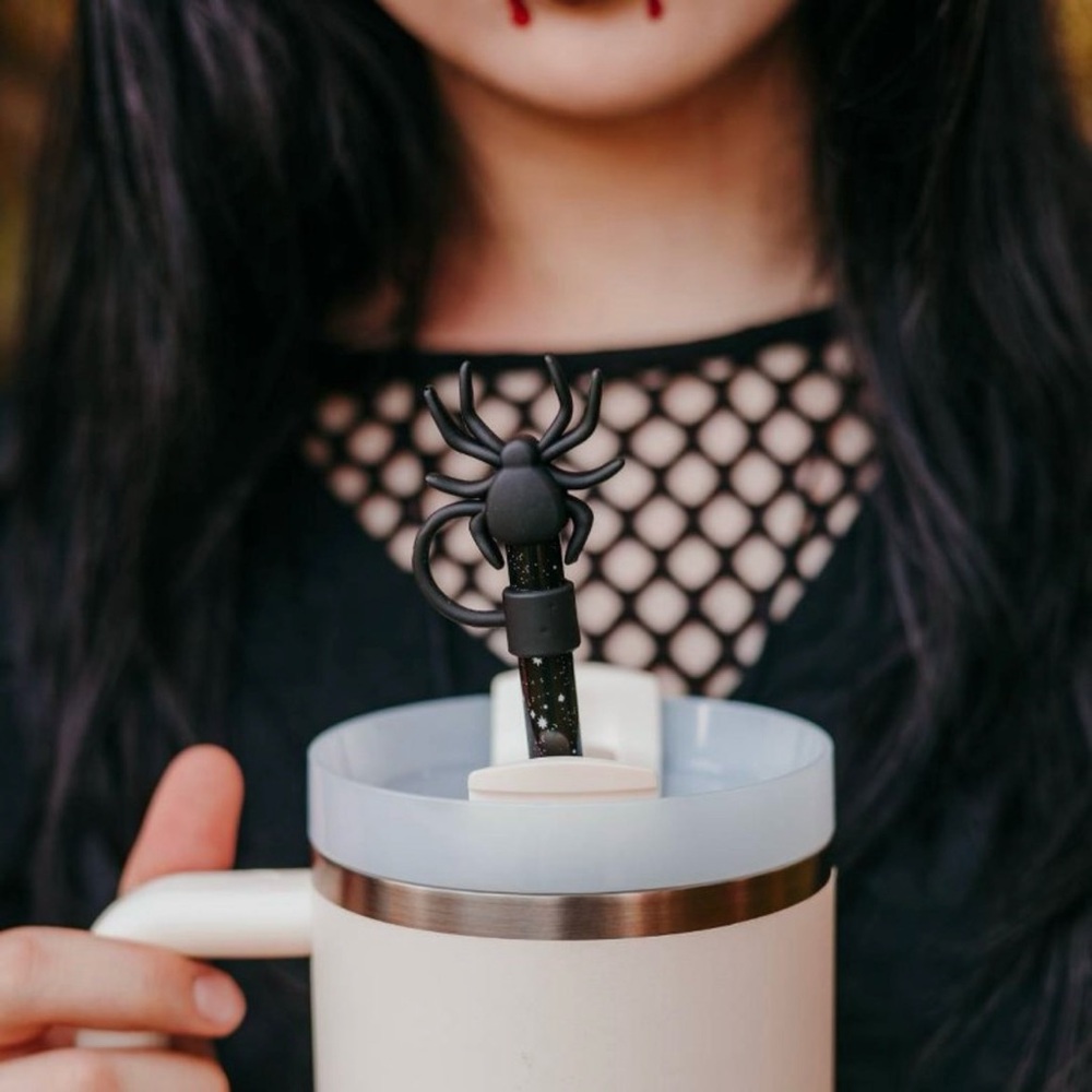 Halloween Themed 4 pack Straw Toppers for Stanley’s - Picture 5 of 5